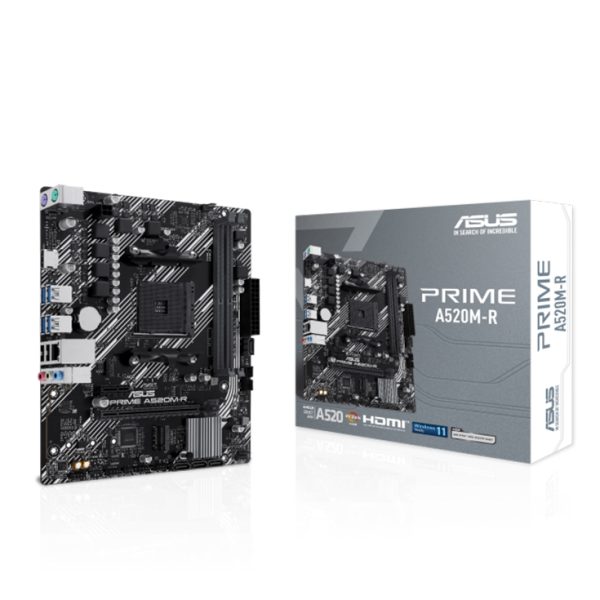 Asus PRIME A520M-R AMD A520 DDR4 5100 USB3.2 M.2 HDMI PCI 3.0 AM4 Anakart - Bbi.Isl.Ank.Amd.0074