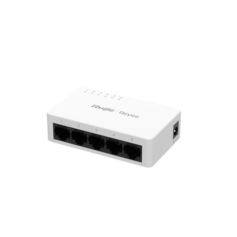 Ruijie Reyee RG-ES05G-L 5-Port Gigabit Tak Çalıştır Plastik Kasa Switch - Net.Swi.Swi.Yok.0044