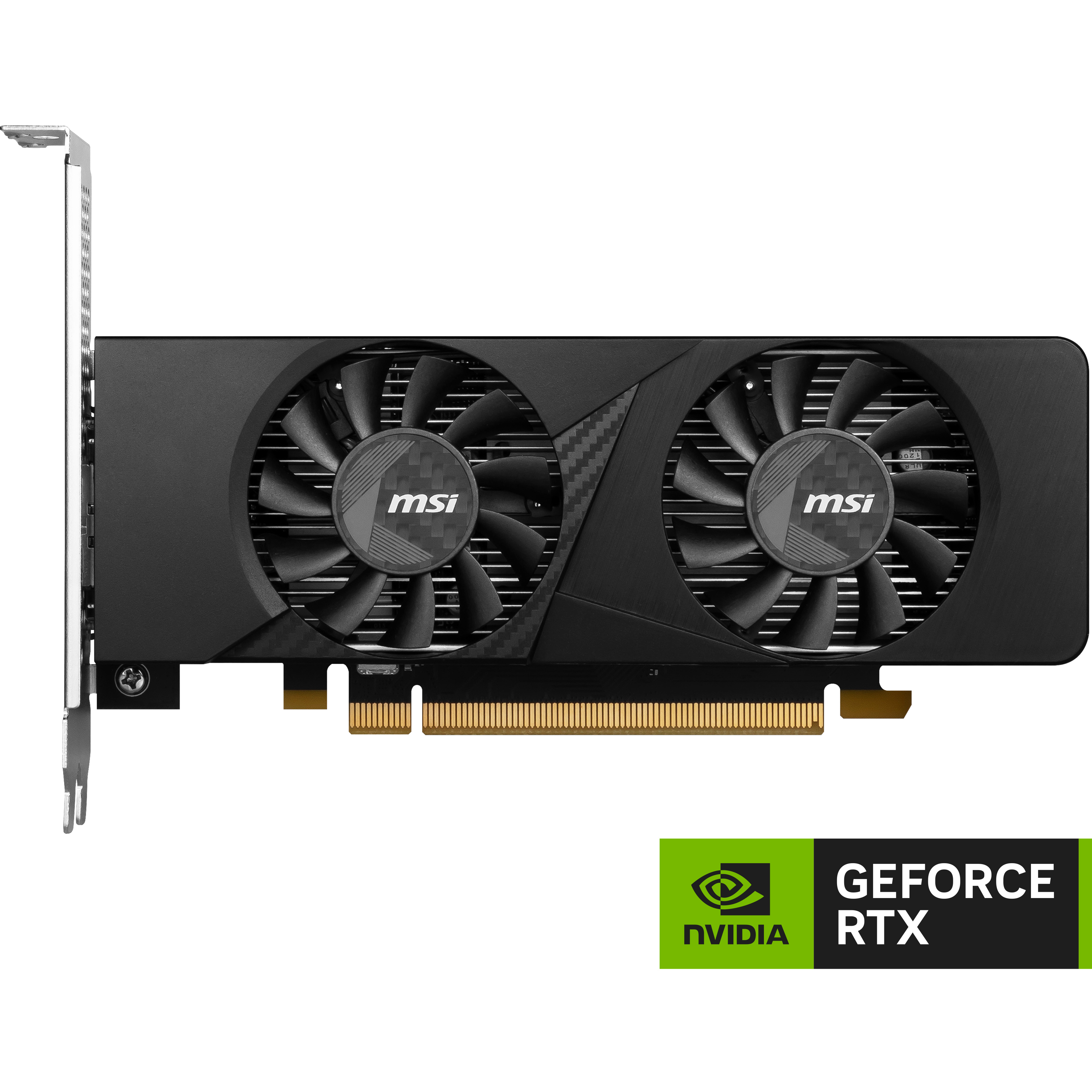 MSI 6GB GEFORCE RTX 3050 LP 6G OC GDDR6 96Bit PCIE 4.0 2xHDMI DP - GEFORCE RTX 3050 LP 6G O