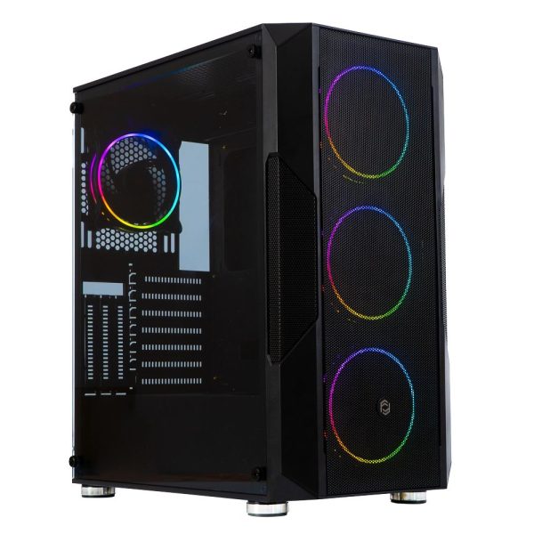 FRISBY FC-9435G 750W 80+ Bronze Siyah Dual-Ring RGB Fan Mid Tower ATX Kasa - 34439