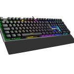 GAMEBOOSTER GB-G908B Q USB Bolt Rainbow Aydınlatmalı Siyah Blue Switch Mekanik Bileklikli - 37918