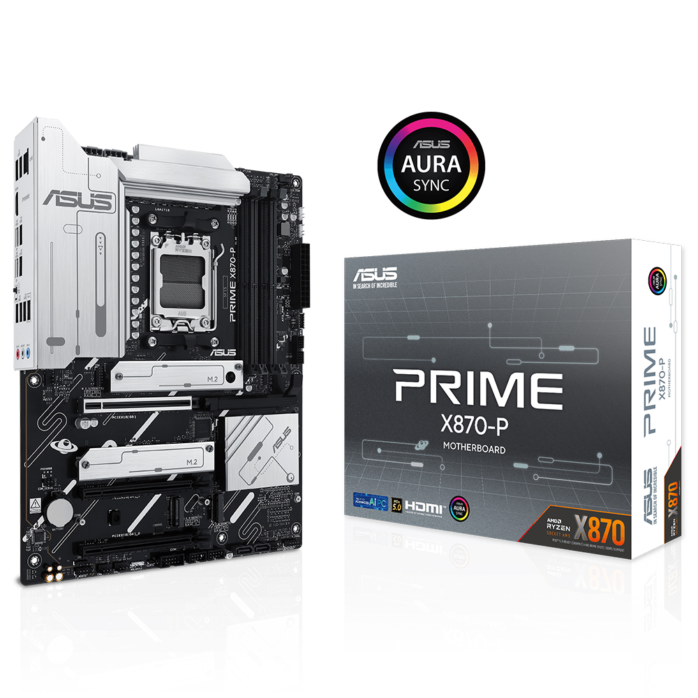 Asus PRIME X870-P AM5 DDR5 8000(OC) 2xUSB4 4xM2 HDMI 2