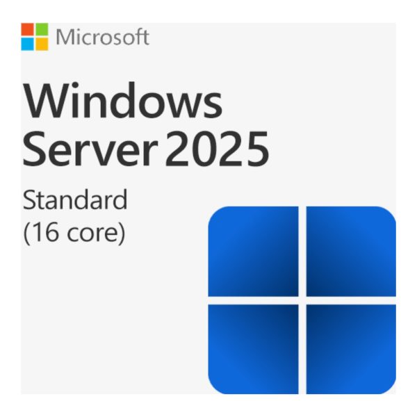 Windows Server 2025 Standard - 16 Core License Pack - DG7GMGF0PWHC0003CO