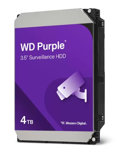 WESTERN DIGITAL WD43PURZ PURPLE 3.5" 4TB 5400rpm 256mb SATA 7/24 Harddisk - 34864