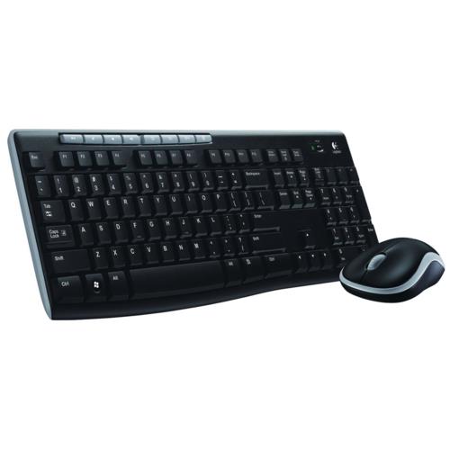 LOGITECH MK270 Q Türkçe Kablosuz Multimedya Siyah Klavye+ Mouse - 9944