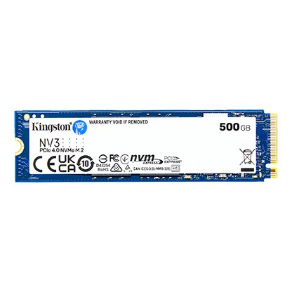 Kingston 500GB M.2 NVMe PCIe 4.0 5000/3000MBs SNV3S/500G (5 Yıl Garanti) - Bbi.Isl.Dep.Dsd.0127