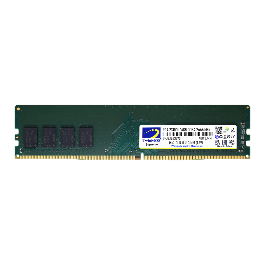 TwinMOS DDR4 16GB 2666MHz  PC Ram - MDD416GB2666DWO