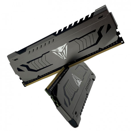 Patriot Viper Steel 16GB (2x8GB) DDR4 3200MHz CL16 Gaming PC Ram [PVS416G320C6K] - PVS416G320C6K