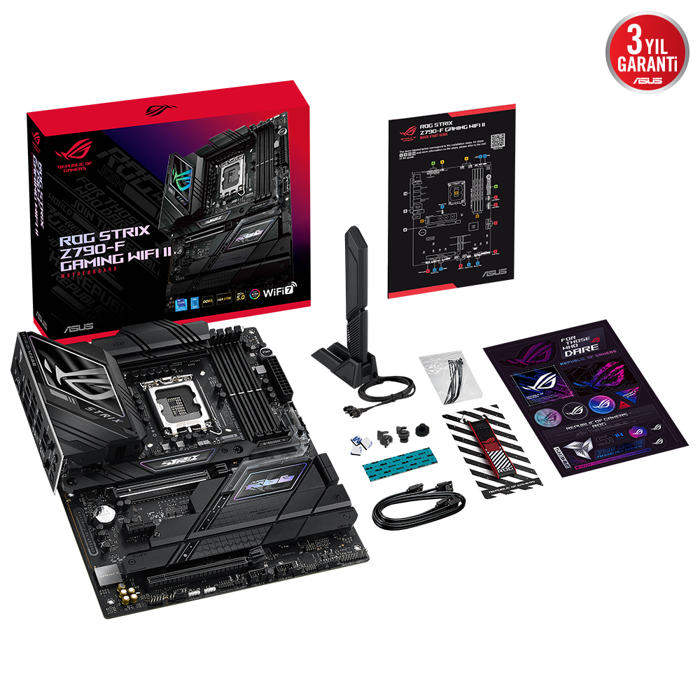 Asus ROG STRIX Z790-F GAMING WIFI II 1700P DDR5 8000(OC) HDMI DP M.2 USB3.2 Wifi - 90MB1FM0-M0EAY0