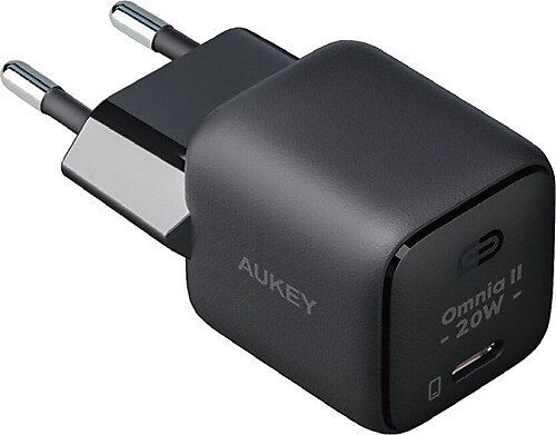 Aukey PA-B1T-BK 20W Mini QC 3.0 Type C Hızlı Şarj Adaptörü - Aks.Pow.0029