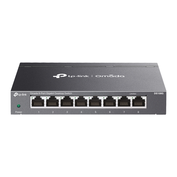 Omada DS108G 8-Port 10/100/1000Mbps Gigabit Desktop Switch - Net.Swi.Swi.Yok.0041