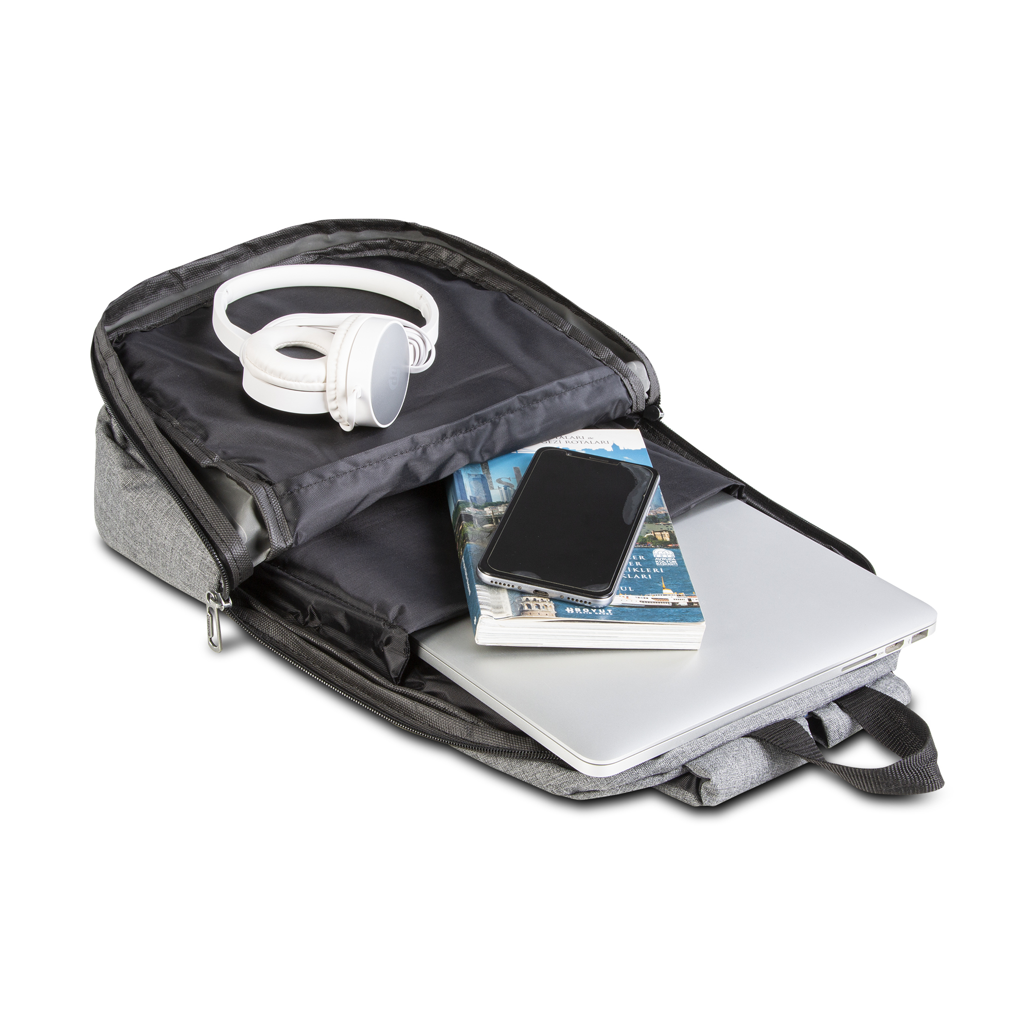 Classone Casetto  15.6 Gri Sırt Notebook Çantası (PR-C1604) - PR-C1604