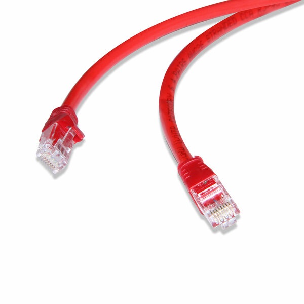 Flaxes 30cm Cat6 Kırmızı Patch Network Kablo (FNK-6003K) - FNK-6003K