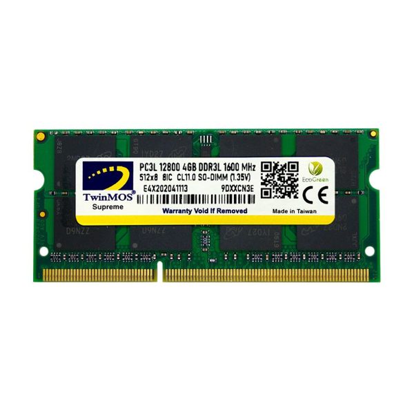 TWINMOS MDD3L4GB1600N 4GB DDR3 1600Mhz Notebook Bellek 1.35 Volt - 31050
