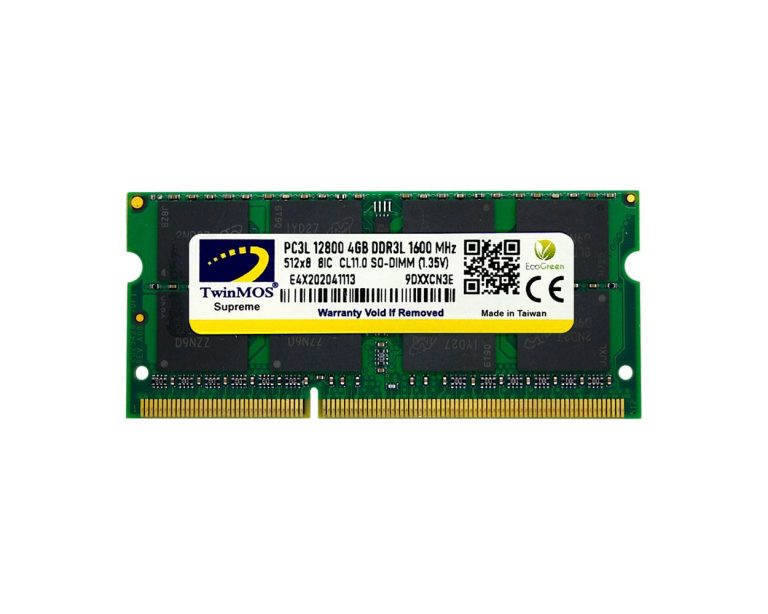 TWINMOS MDD3L4GB1600N 4GB DDR3 1600Mhz Notebook Bellek 1.35 Volt - 31050