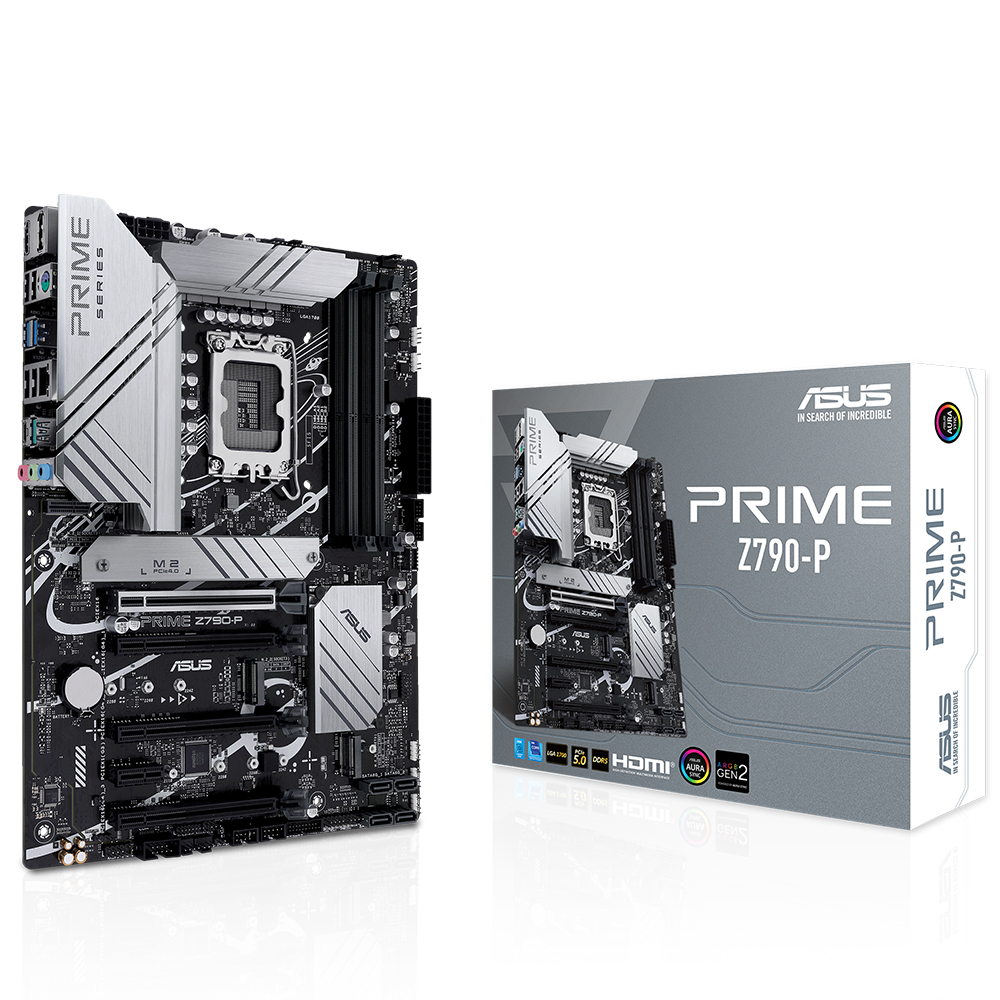 Asus PRIME Z790-P DDR5 1700P 7200(OC) HDMI DP M2 192GB ATX - 90MB1CK0-M1EAY0