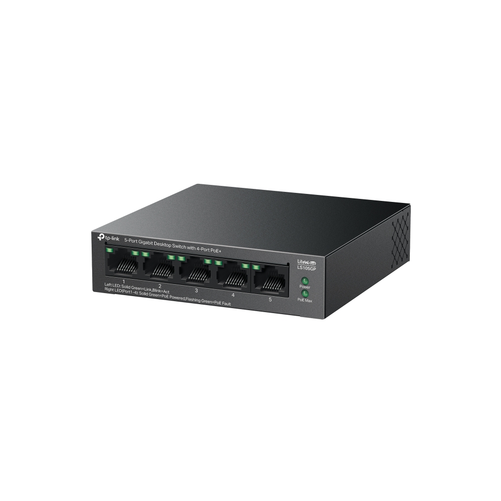 Tp-Link LS105GP 5 Port Gigabit 4xPoE Switch - LS105GP