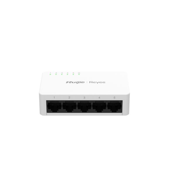Ruijie Reyee RG-ES05F 5-Port 10/100 Mbps Tak Çalıştır Plastik Kasa Switch - Net.Swi.Swi.Yok.0043