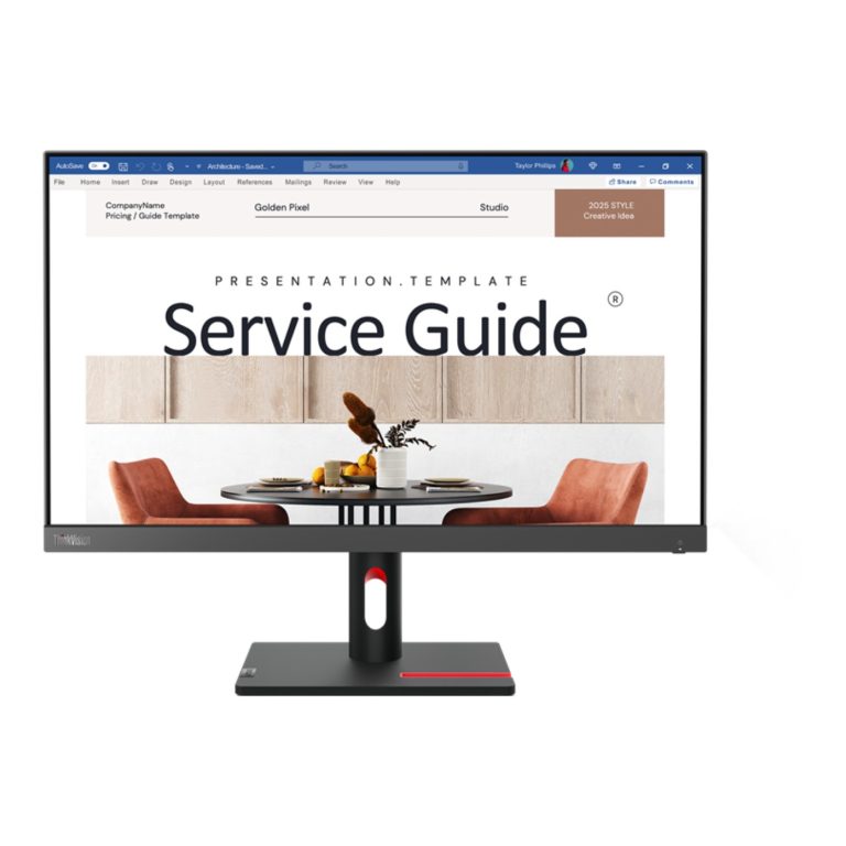 23.8" LENOVO S24i-30 IPS 4ms 100Hz HDMI+VGA VESA - 63DEKAT3TK