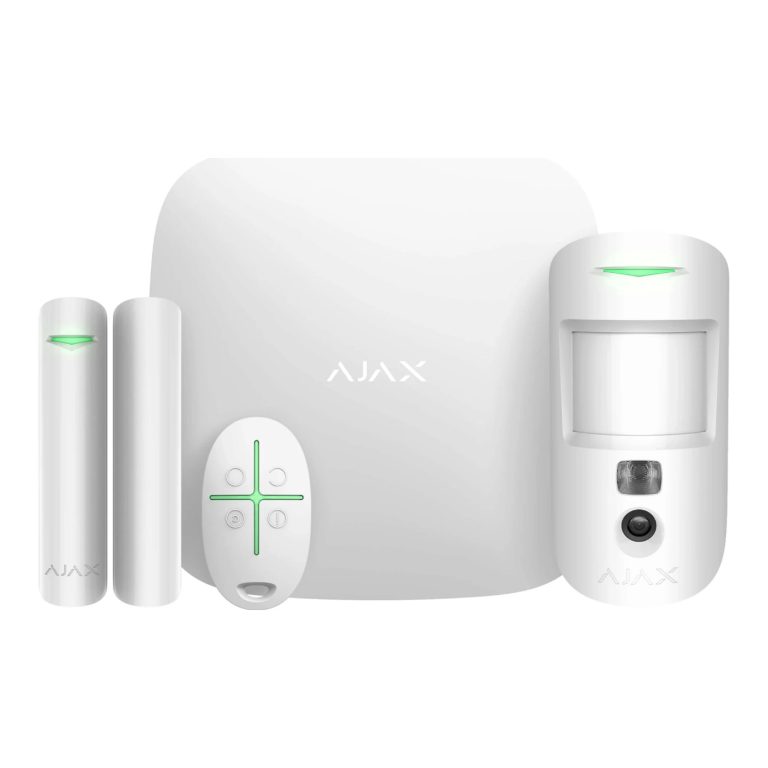 AJAX  StarterKit Cam Plus Alarm Seti  - Beyaz - StarterKitCamPlusB