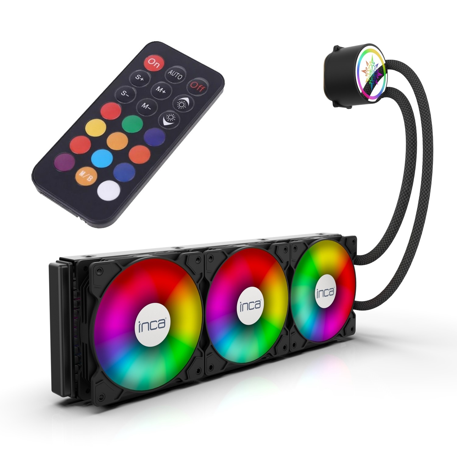 INCA ISS-03XN LGA1700/AM4/AM5 360 mm ARGB Siyah Sıvı Soğutma - 39719