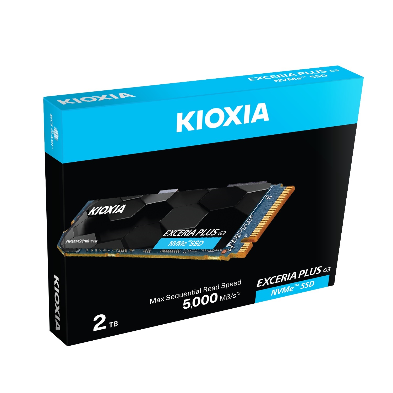 Kioxia Exceria Plus 2TB M2 NVMe 5000/3900 MB/sn (LSD10Z002TG8) - LSD10Z002TG8