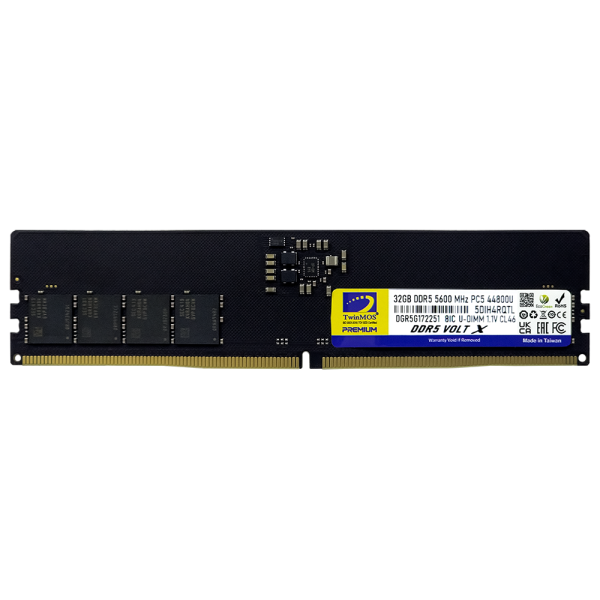 TWINMOS TMD532GB5600U46WO 32GB (Tek Parça) DDR5 5600MHz (Soğutuculu) + CL46 PC Bellek - 39890