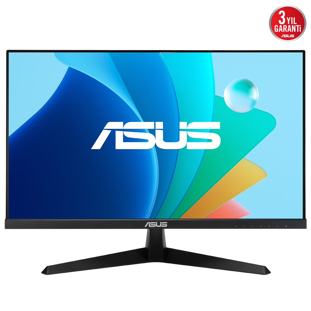23.8" Asus VY249HF 1ms 100Hz IPS HDMI VGA Vesa Siyah Çerçevesiz Monitör - 90LM06A3-B01A70