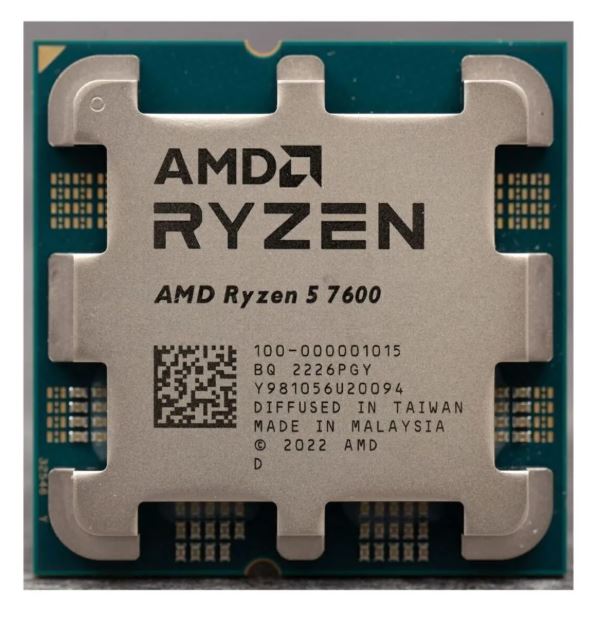 AMD Ryzen 5 7600 (6 Çekirdek) 3.8GHz ~ 5.1GHz 32mb AM5 İşlemci Tray (Fansız) - 36937