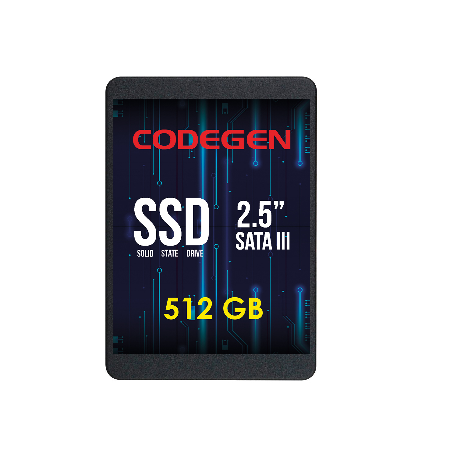 CODEGEN CDG-512GB-SSD25 2.5" 512GB (520/480MB/s) SATA SSD Disk (7MM) - 25857