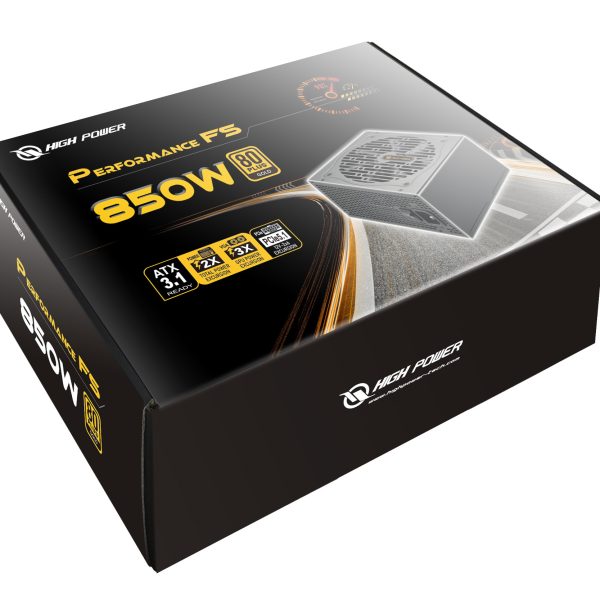 HIGH POWER HP1-S2850GD-F12S 850W 80+ Gold Siyah PCIe 5.1 Power Supply - 38827
