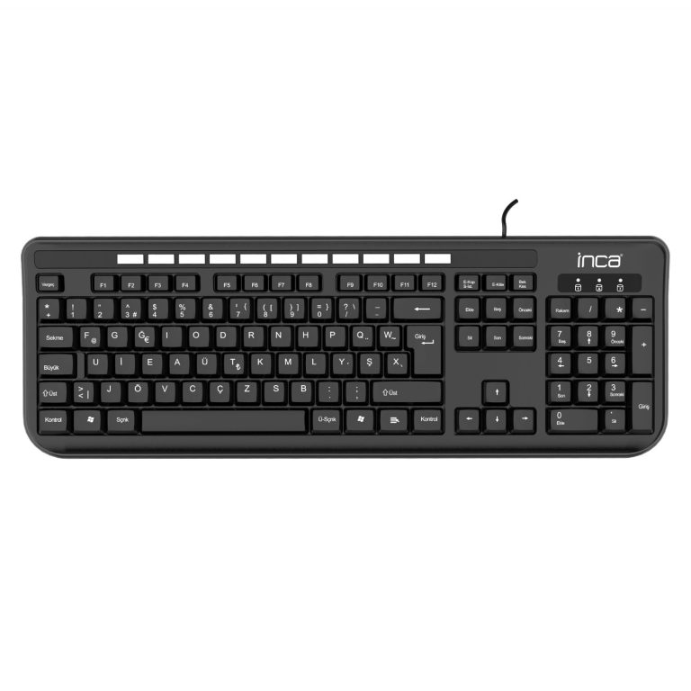 INCA IK-274FU F Türkçe USB Multimedya Soft Touch Siyah Klavye - 37610