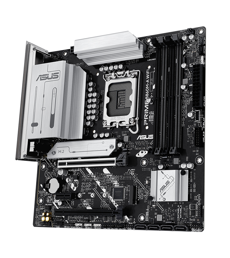 Asus PRIME B860M-A WIFI B860 DDR5 M.2 DP/HDMI PCI 5.0 1851p Anakart - Bbi.Isl.Ank.Int.0133