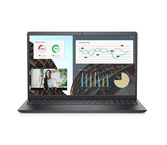 Dell Vostro 3530 i7-1355U 15.6FHD 16GB - M.2 512GB SSD Wi-Fi 5 Dos Carbon Siyah - Bil.Diz.0300