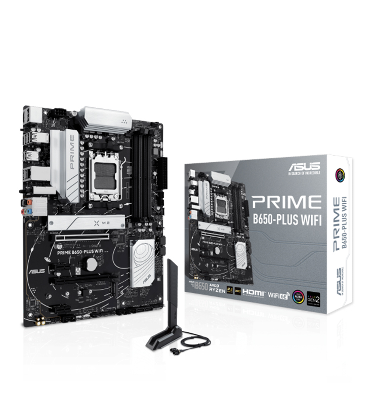 Asus PRIME B650-PLUS WIFI B650 DDR5 7600 M.2 DP/HDMI PCI 4.0 AM5 Anakart - Bbi.Isl.Ank.Amd.0075