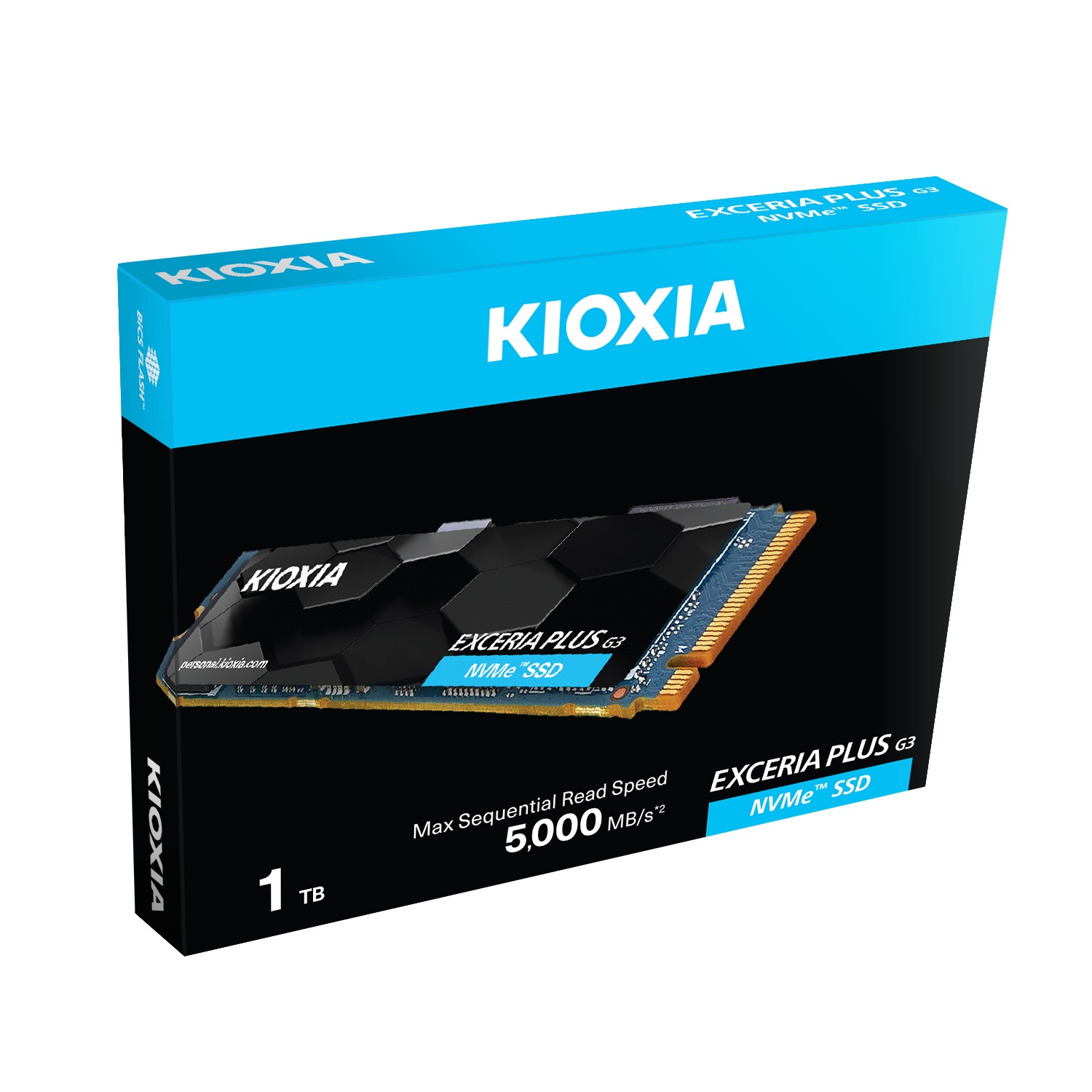 Kioxia Exceria Plus 1TB M2 NVMe 5000/3900 MB/sn (LSD10Z001TG8) - LSD10Z001TG8