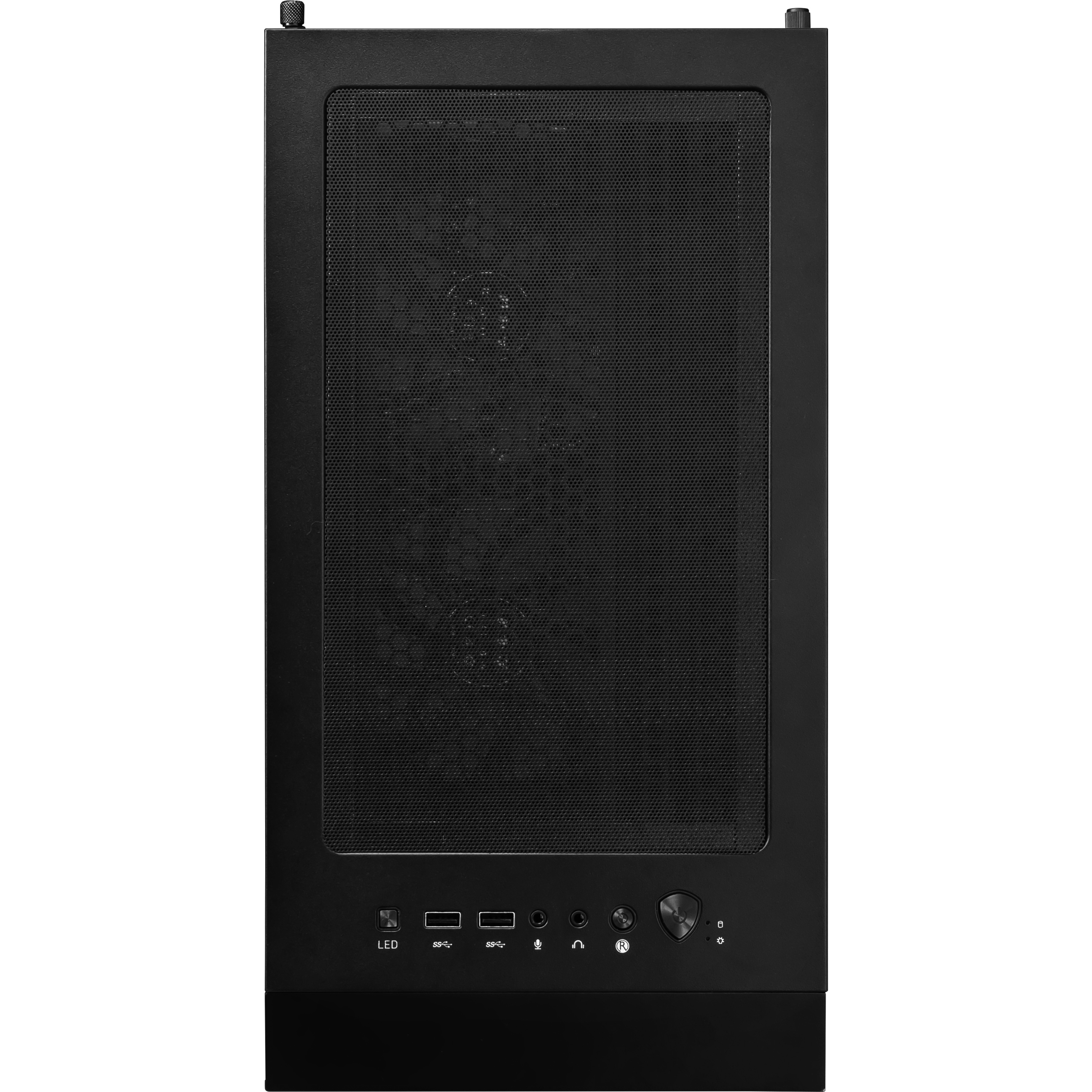 MSI MAG FORGE 120A AirFlow 6x120mm Auto RGB Fan Temperli Cam ATX Kasa - MAG FORGE 120A AIRFLOW