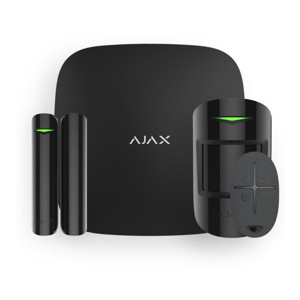 AJAX  StarterKit Cam Plus Alarm Seti  - Siyah - StarterKitCamPlusS