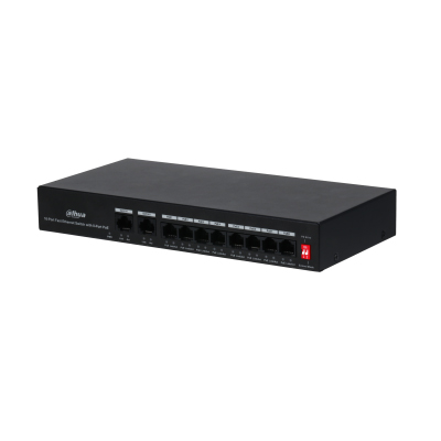 Dahua PFS3010-8ET-65 8xPoe 2xUplink PoE Switch (65W) - PFS3010-8ET-65