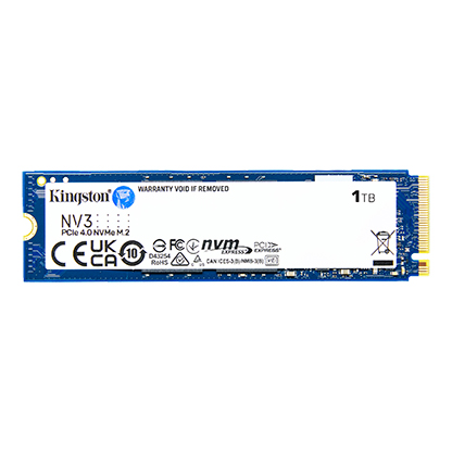 Kingston 1TB M.2 NVMe PCIe 4.0 6000/4000MBs SNV3S/1000G (5 Yıl Garanti) - Bbi.Isl.Dep.Dsd.0126