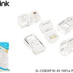 S-LINK SL-COB25P CAT6 RJ-45 100 Lü Paket (Yeni Nesil Jack) - SL-COB25P