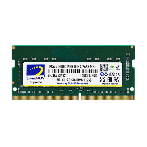 TWINMOS MDD416GB2666N 16GB DDR4 2666Mhz Notebook Bellek - 29540