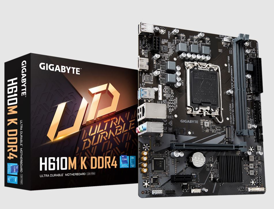 GIGABYTE H610M K H610 DDR4 (Vga Yok) GLan mATX HDMI USB3.2 M2 1700p Anakart- 34917 GIGABYTE H610M K H610 DDR4 (Vga Yok) GLan mATX HDMI USB3.2 M2 1700p Anakart - 34917