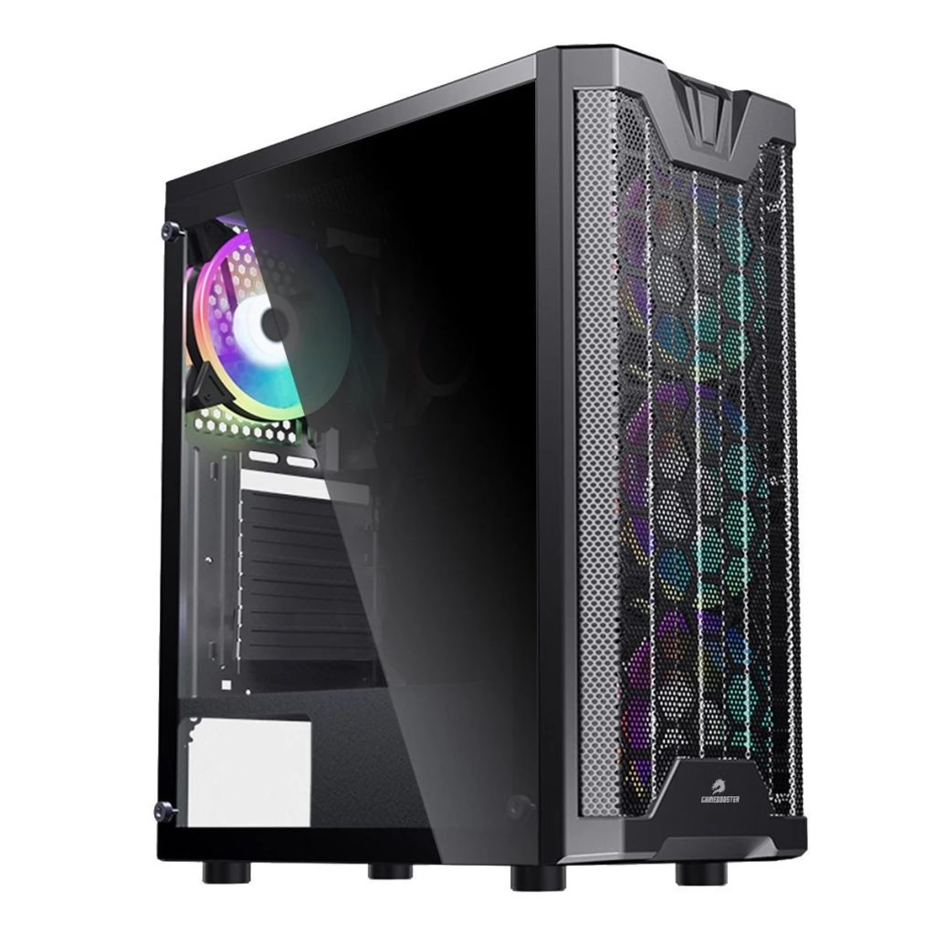 GAMEBOOSTER GB-F3101B Powersız Siyah Mesh Panel Mid Tower ATX Kasa - 34861