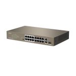 TENDA TEF1118P-16-150W 16FE PoE Port (150W), 1GE Uplink, 1xCombo SFP Switch / TEF1118P-16-150W-KAR53207 - Görsel 3