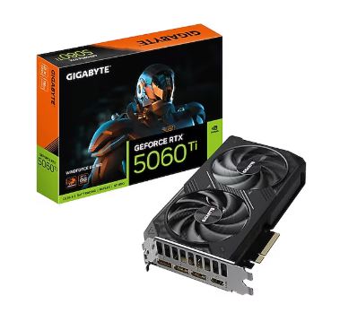 GIGABYTE RTX5060 GV-N5060WF2OC-8GD 8GB Nvidia RTX5060 GDDR7 128bit HDMI 3xDP 16x Ekran Kartı - 40604