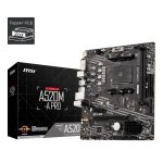 MSI A520M-A PRO AM4 DDR4 4600(OC) DVI HDMI M.2 USB3.2 mATX / A520M-A PRO-KAR52352 - Görsel 2