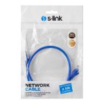 S-LINK SL-CAT606BL 60cm Mavi CAT6 Patch Kablo / SL-CAT606BL-KAR34134 - Görsel 3