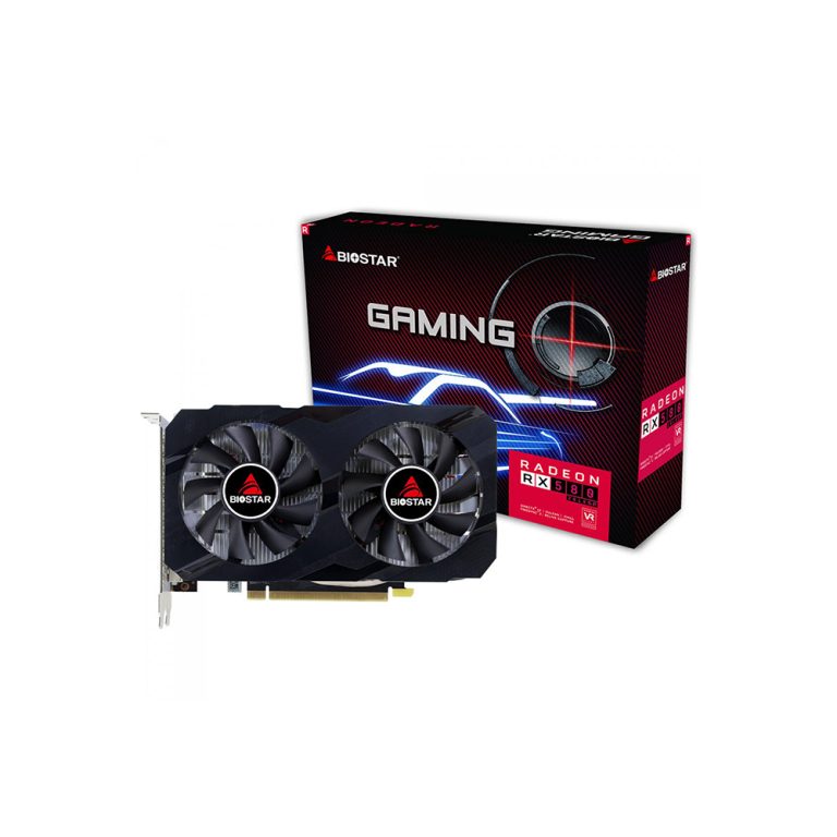 BIOSTAR RX580 VA5815RF82 8GB AMD RX580 GDDR5 256bit HDMI DVI/DP 16x Ekran Kartı - 40607