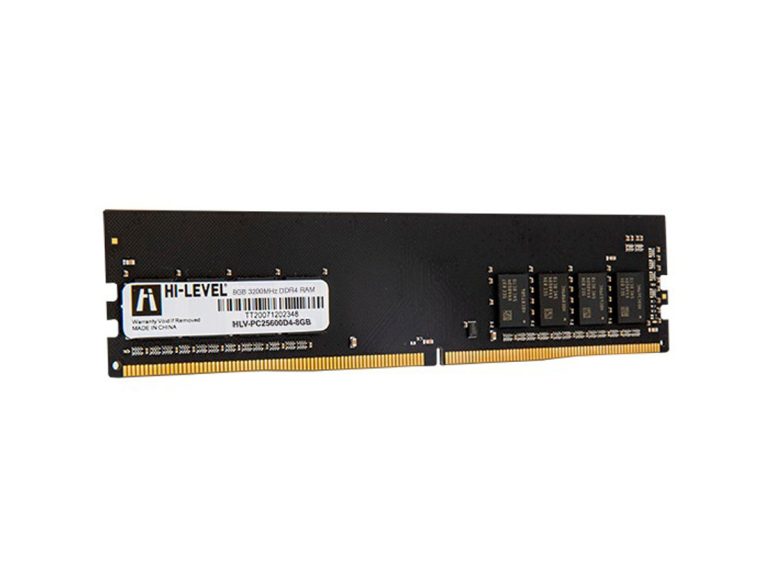 HI-LEVEL 8 GB 3200MHz DDR4 RAM 1.2V CL22 - HLV-PC25600D4-8G